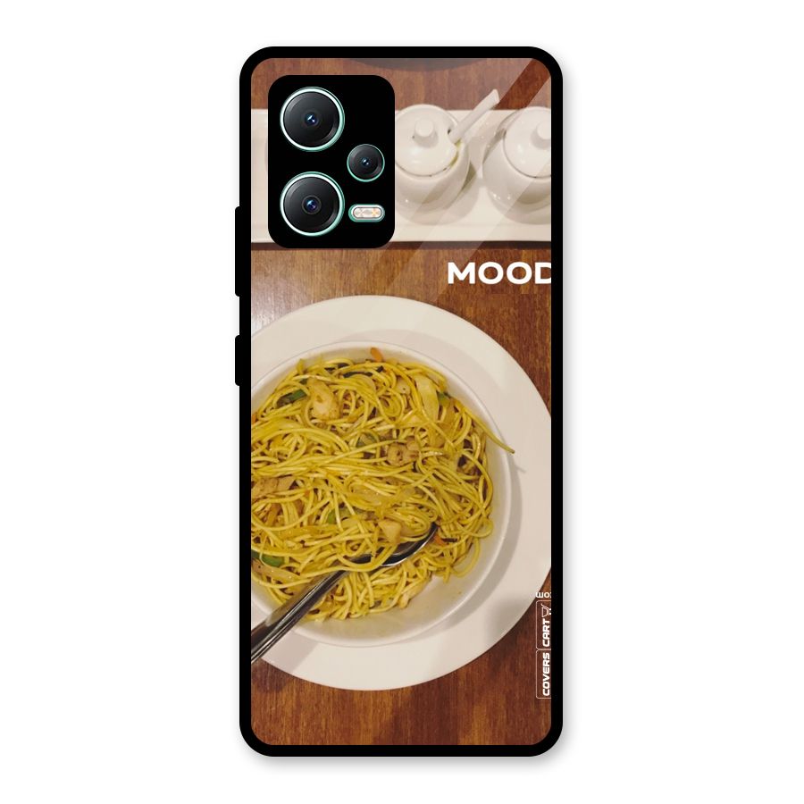 Hogging Mood Glass Back Case for Redmi Note 12 5G