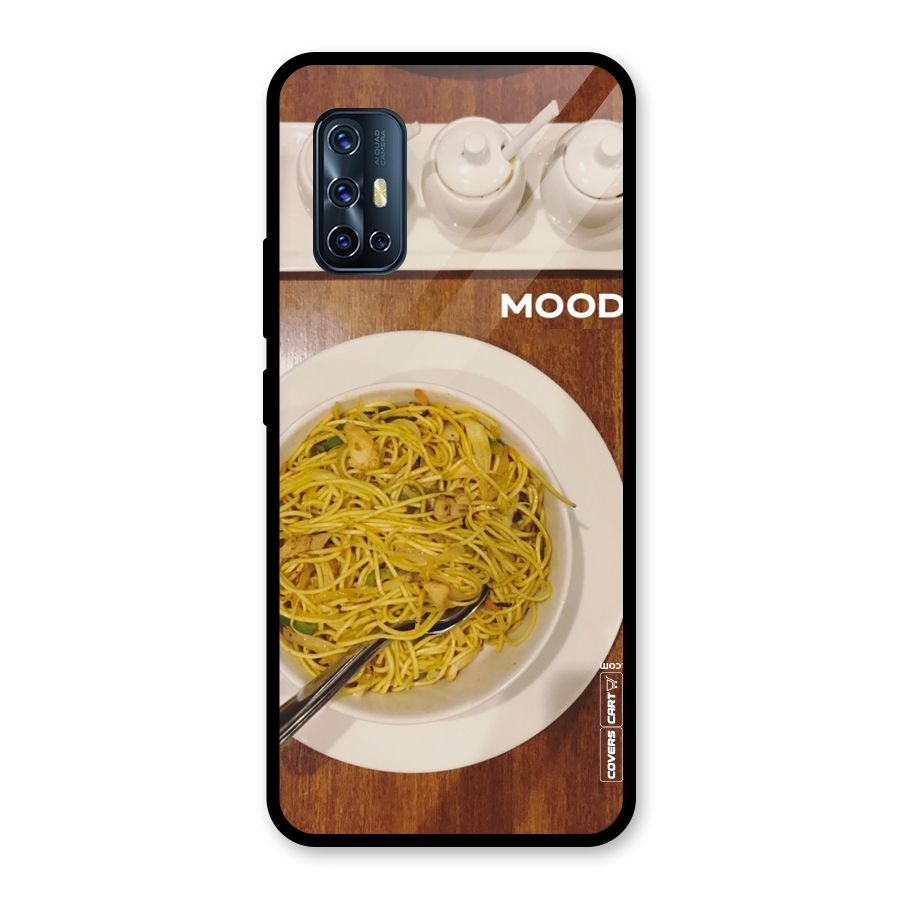 Hogging Mood Glass Back Case for Vivo V17