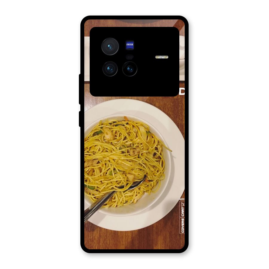 Hogging Mood Glass Back Case for Vivo X80