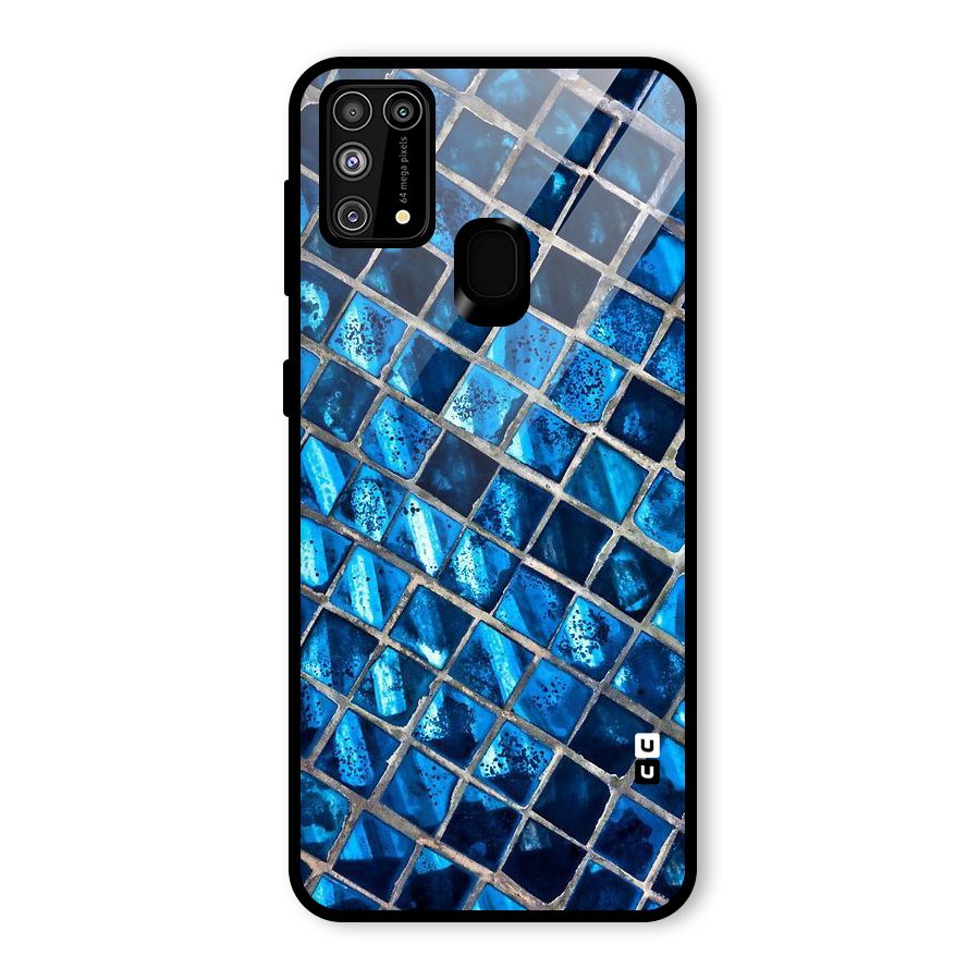Home Tiles Design Glass Back Case for Galaxy M31
