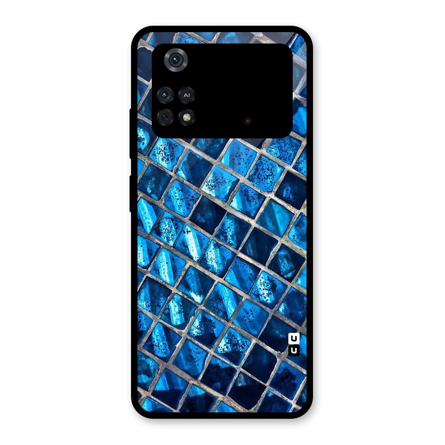 Home Tiles Design Glass Back Case for Poco M4 Pro 4G