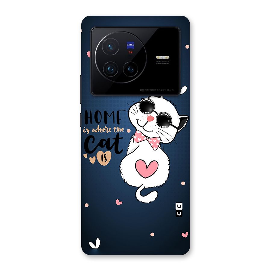 Home Where Cat Back Case for Vivo X80