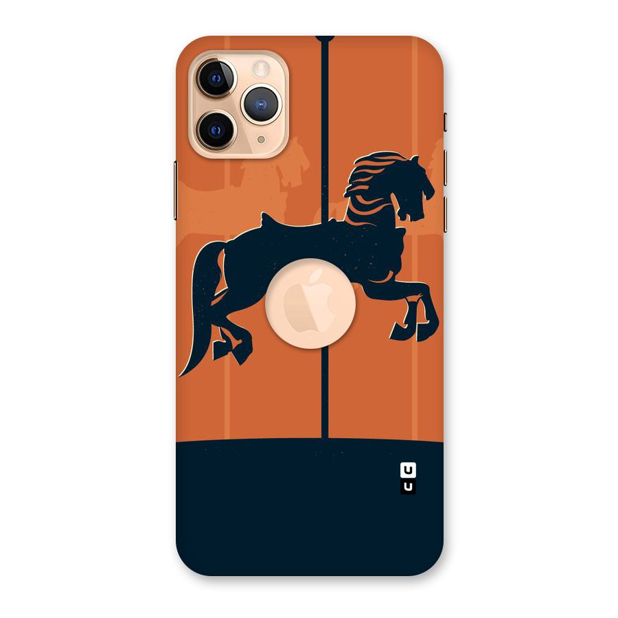 Horse Back Case for iPhone 11 Pro Max Logo Cut