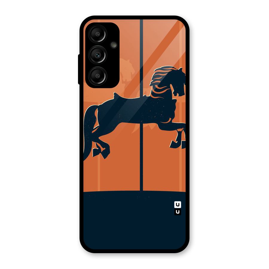 Horse Glass Back Case for Galaxy A14 5G