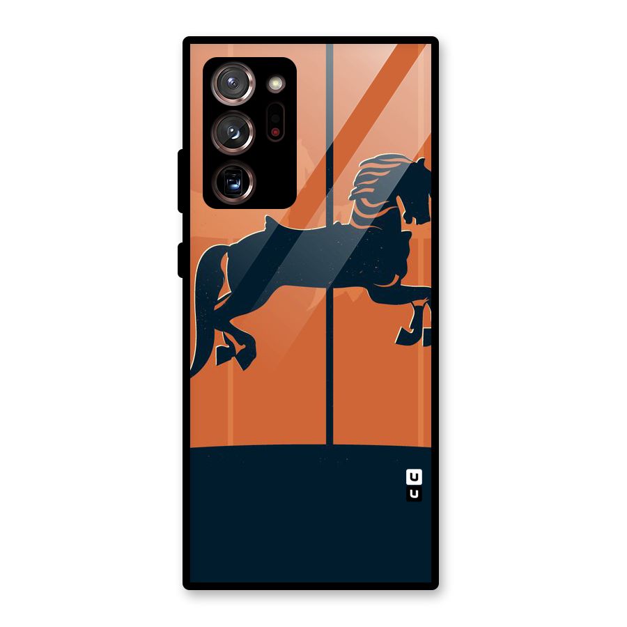 Horse Glass Back Case for Galaxy Note 20 Ultra 5G