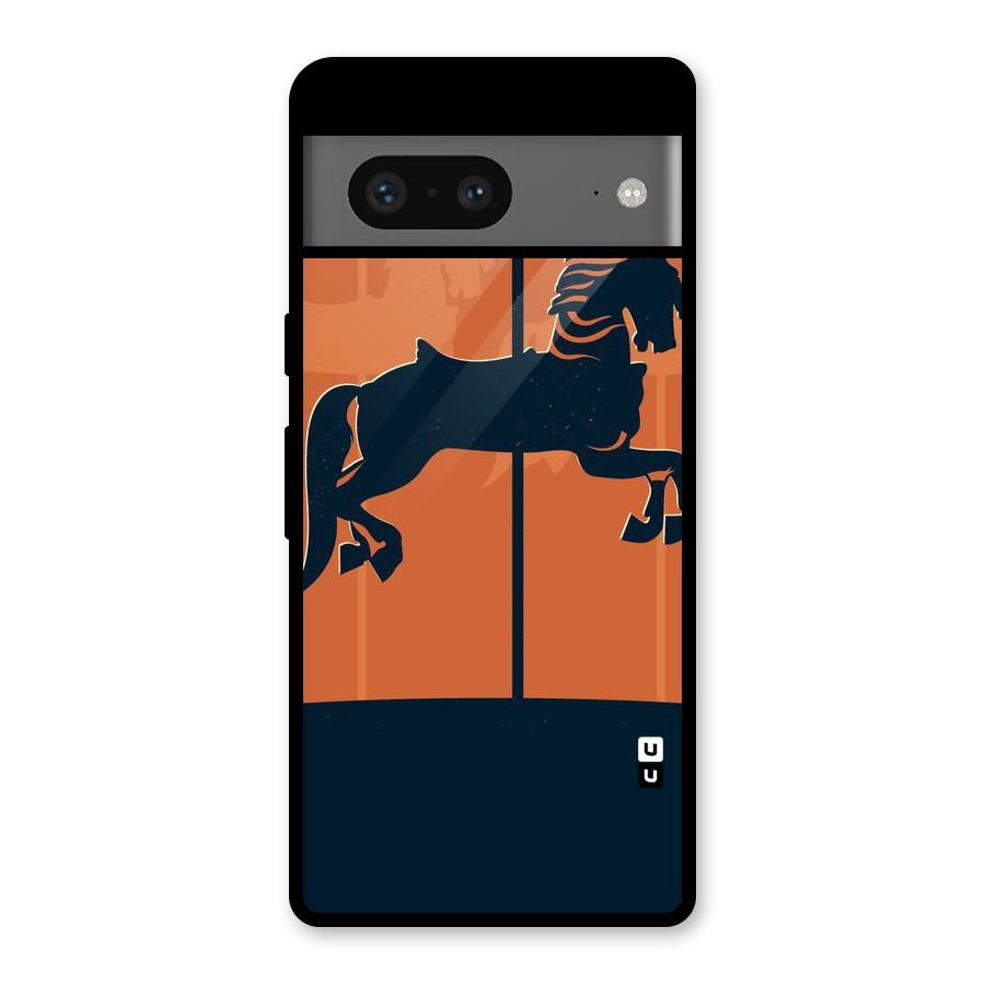 Horse Glass Back Case for Google Pixel 7