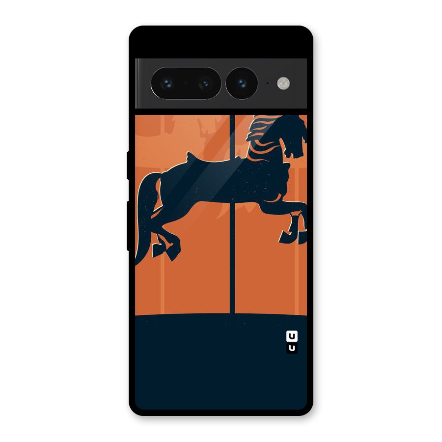 Horse Glass Back Case for Google Pixel 7 Pro