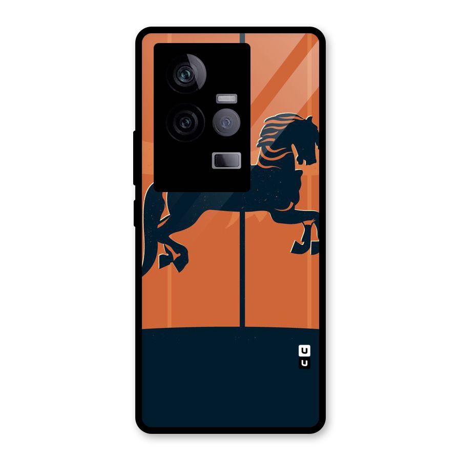 Horse Glass Back Case for Vivo iQOO 11 5G