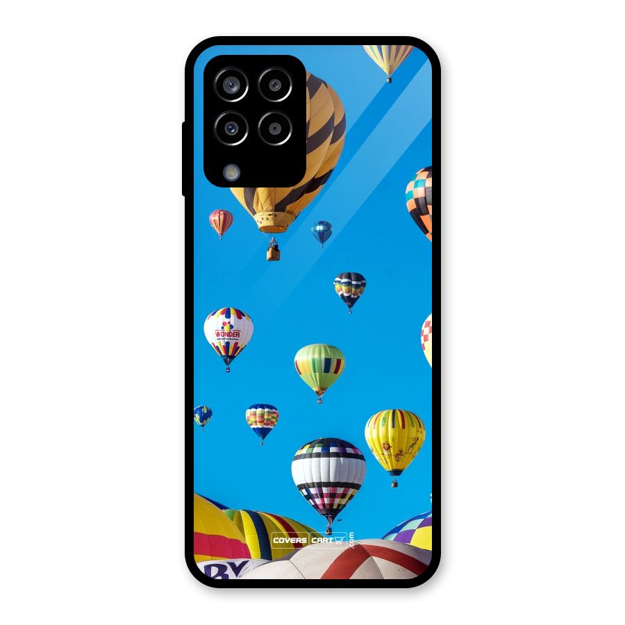 Hot Air Baloons Glass Back Case for Galaxy M33