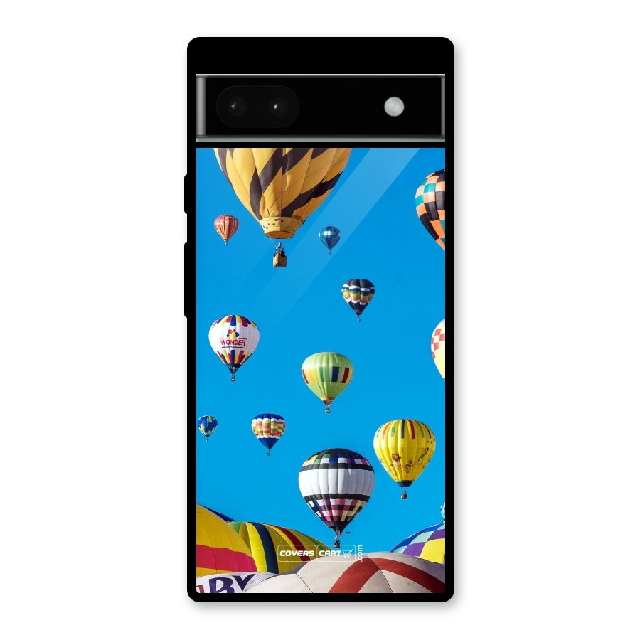 Hot Air Baloons Glass Back Case for Google Pixel 6a