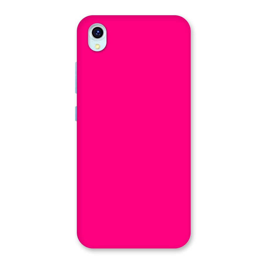 Hot Pink Back Case for Vivo Y1s