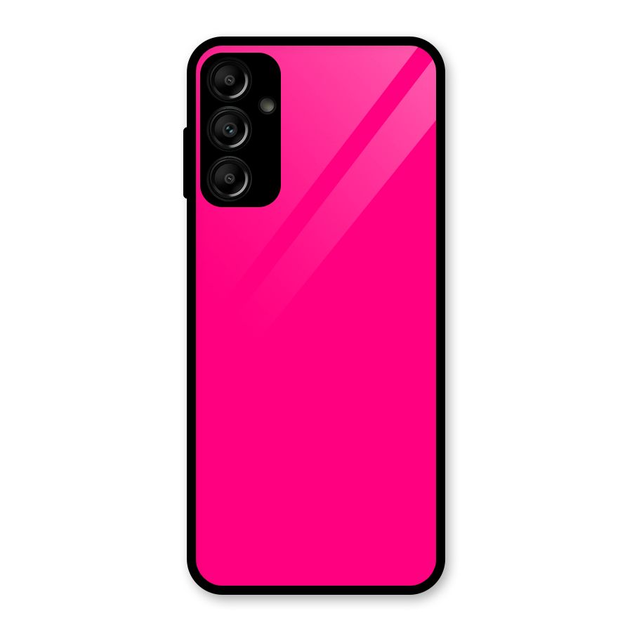 Hot Pink Glass Back Case for Galaxy A14 5G