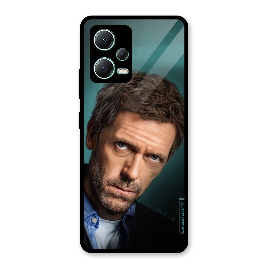House MD Glass Back Case for Redmi Note 12 5G
