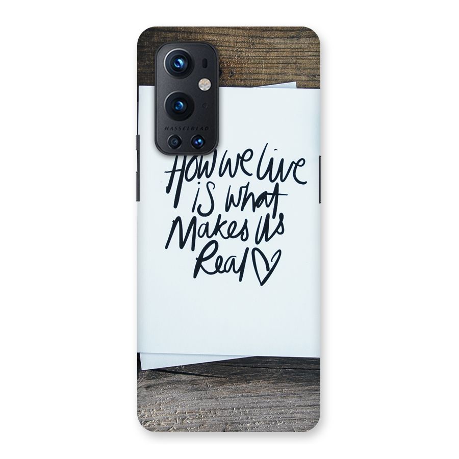 How We Live Back Case for OnePlus 9 Pro