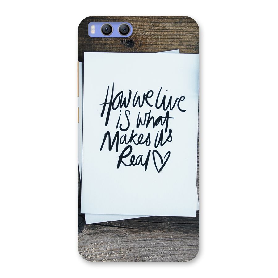 How We Live Back Case for Xiaomi Mi 6