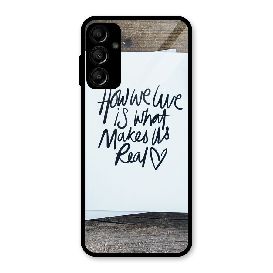 How We Live Glass Back Case for Galaxy A14 5G