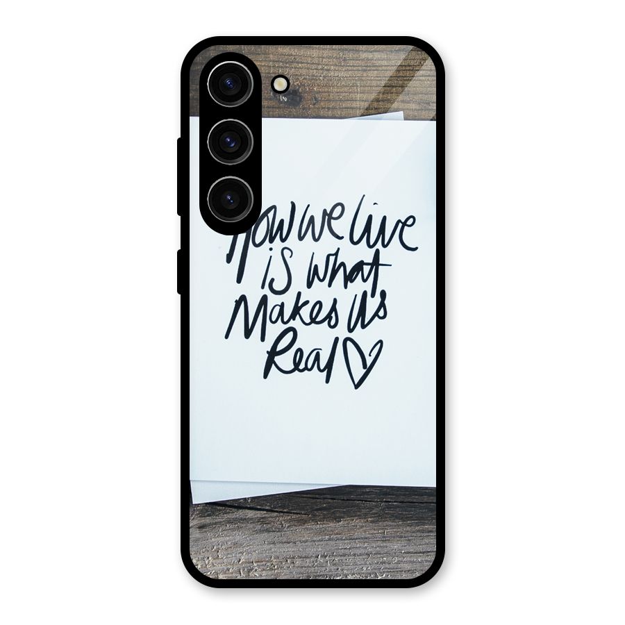 How We Live Glass Back Case for Galaxy S23