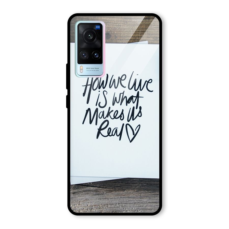 How We Live Glass Back Case for Vivo X60