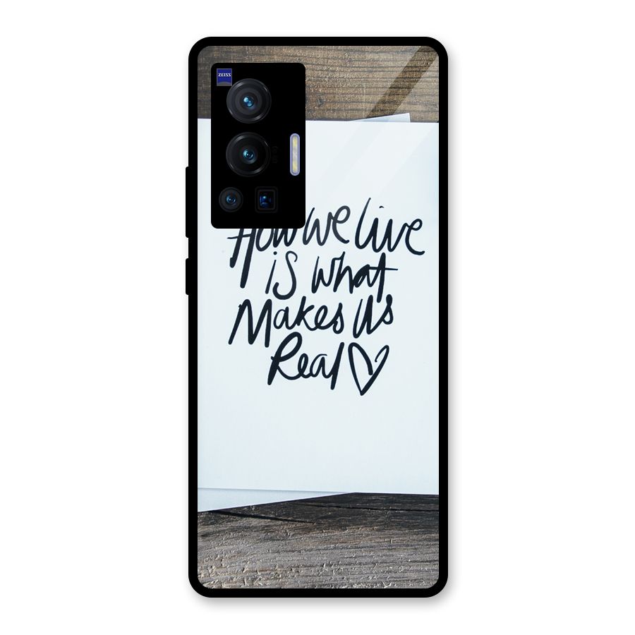 How We Live Glass Back Case for Vivo X70 Pro