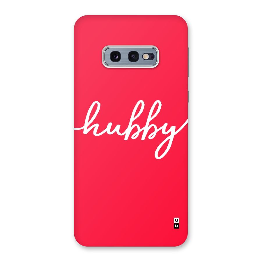 Hubby Back Case for Galaxy S10e