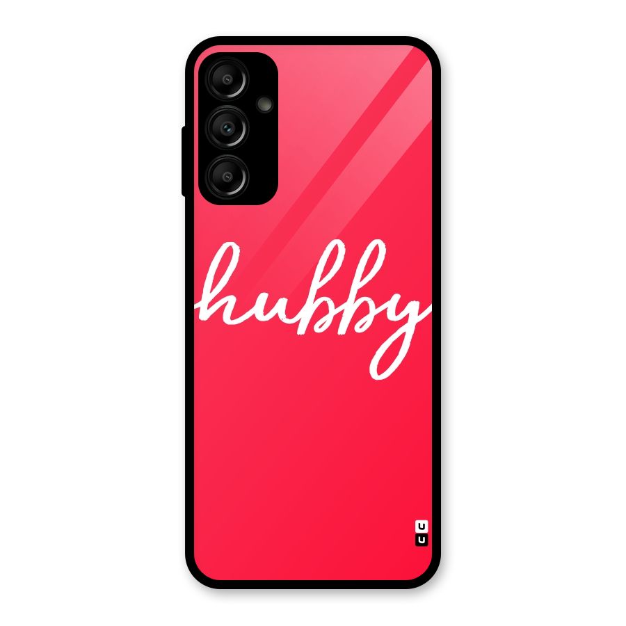 Hubby Glass Back Case for Galaxy A14 5G
