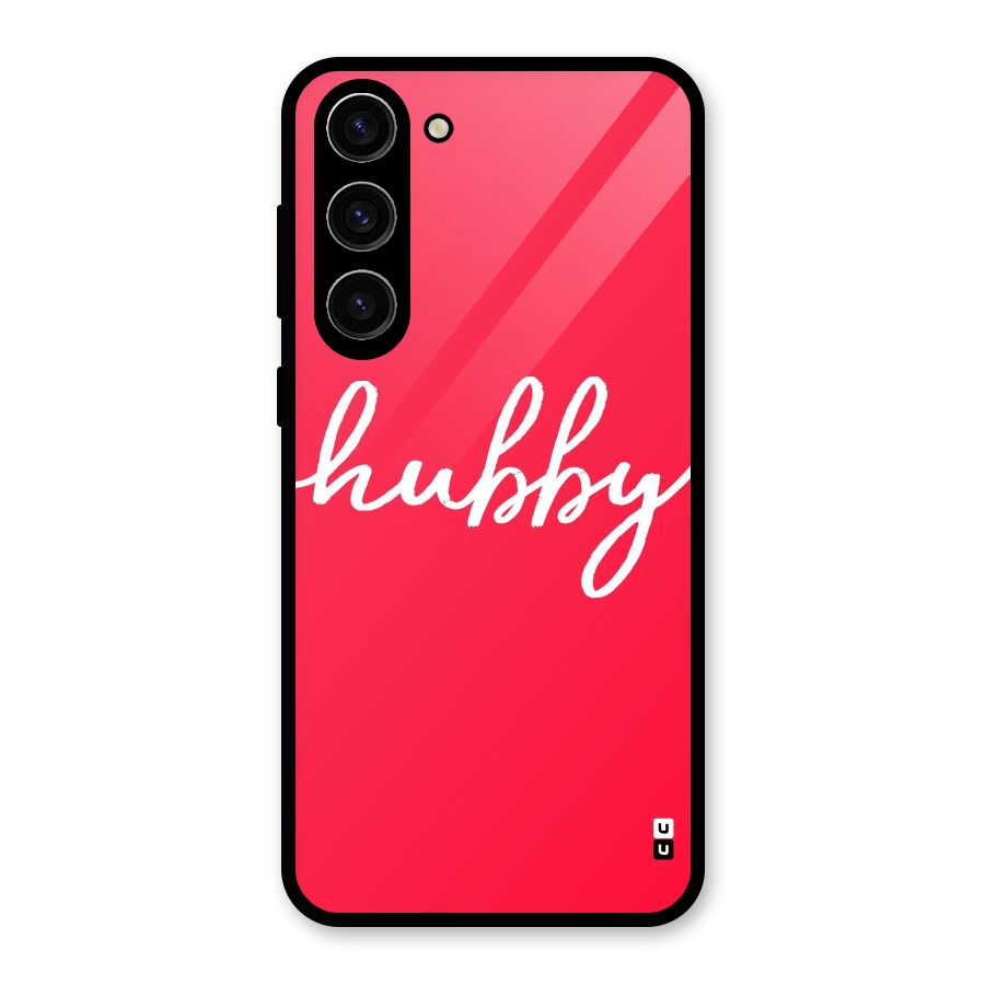 Hubby Glass Back Case for Galaxy S23 Plus