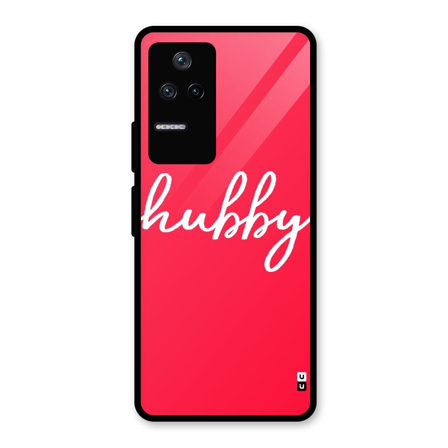 Hubby Glass Back Case for Poco F4 5G