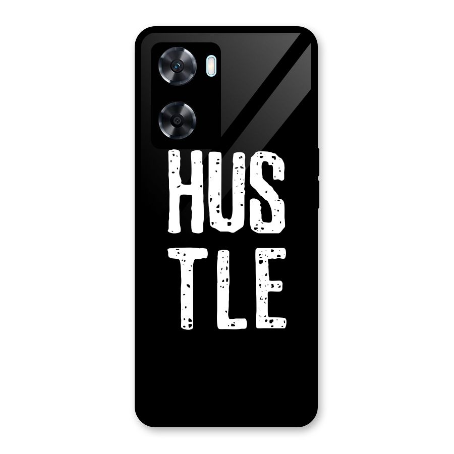 Hustle Glass Back Case for Oppo A77