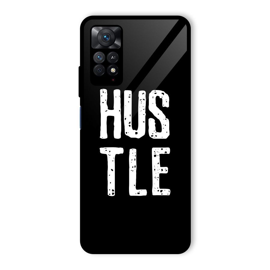 Hustle Glass Back Case for Redmi Note 11 Pro
