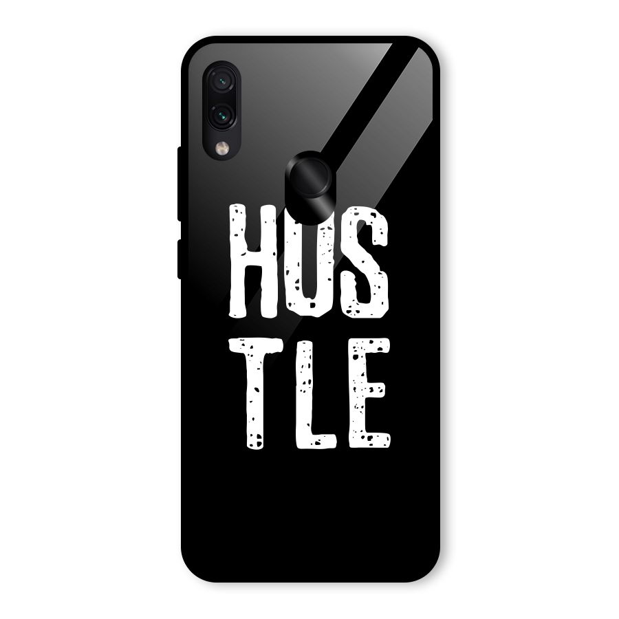 Hustle Glass Back Case for Redmi Note 7 Pro