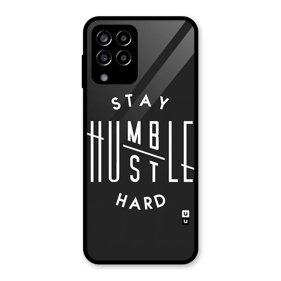 Hustle Hard Glass Back Case for Galaxy M33