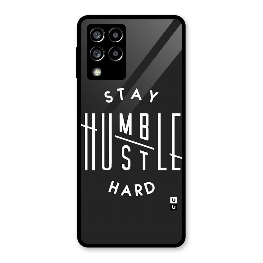 Hustle Hard Glass Back Case for Galaxy M53 5G