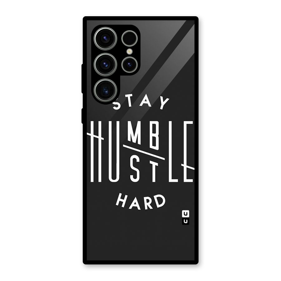 Hustle Hard Glass Back Case for Galaxy S23 Ultra