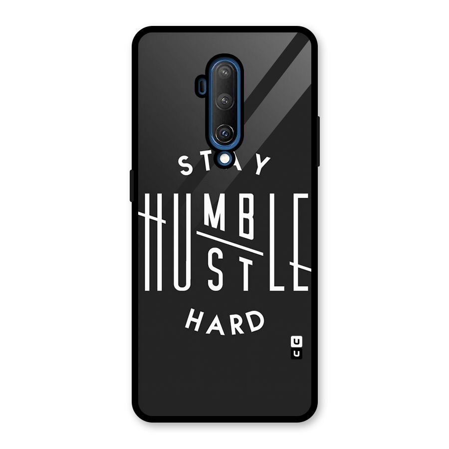 Hustle Hard Glass Back Case for OnePlus 7T Pro