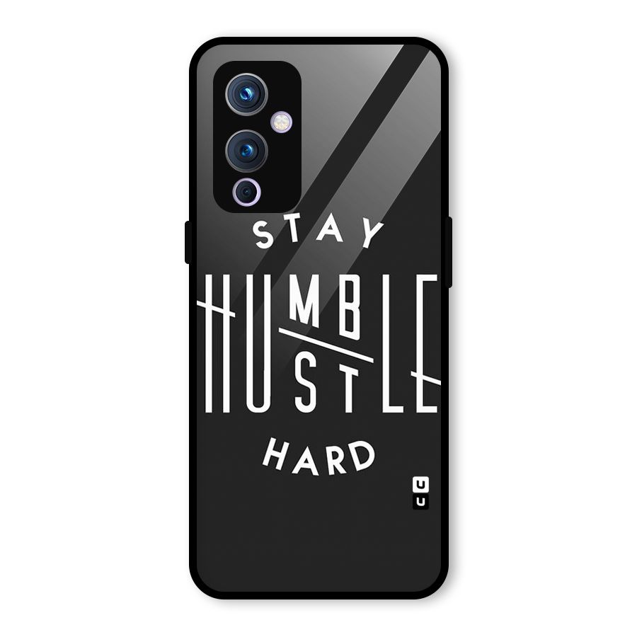 Hustle Hard Glass Back Case for OnePlus 9