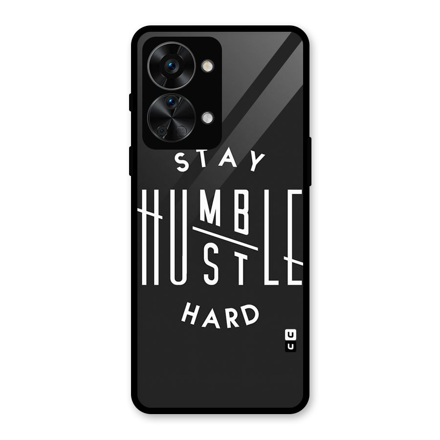 Hustle Hard Glass Back Case for OnePlus Nord 2T
