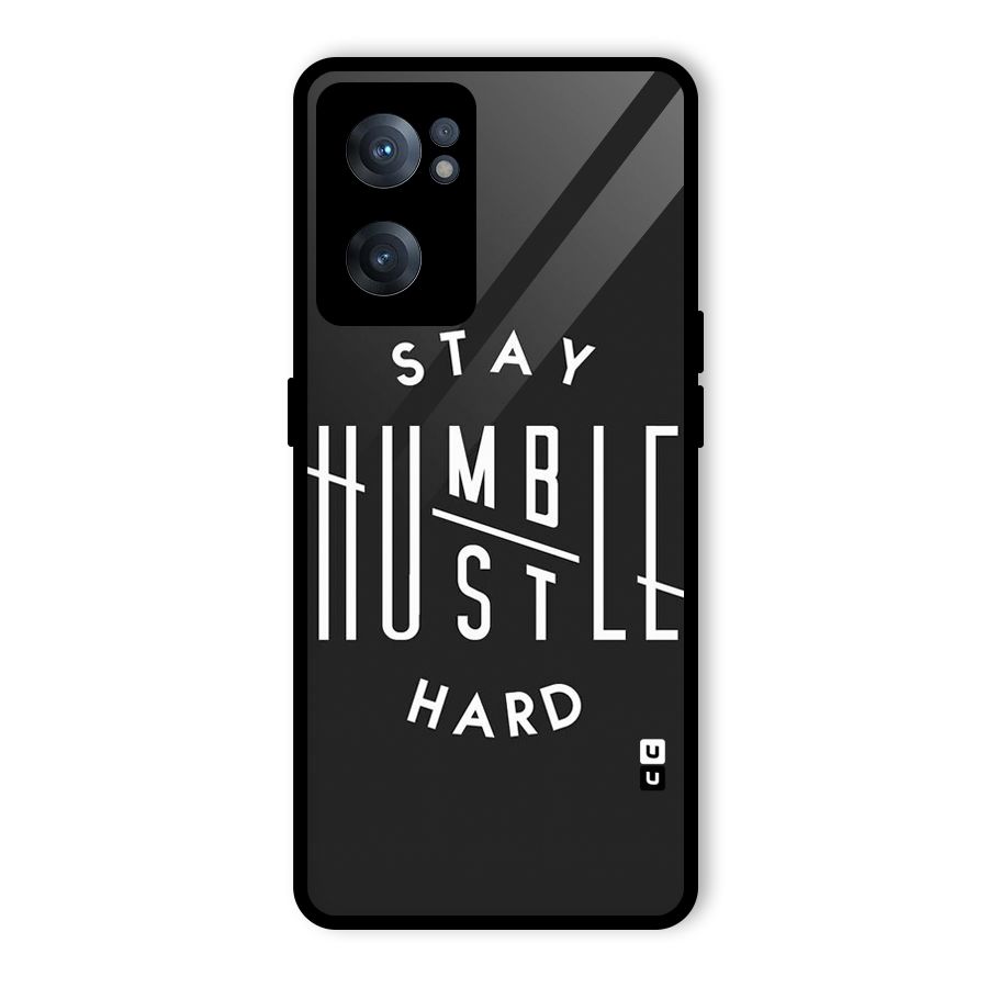 Hustle Hard Glass Back Case for OnePlus Nord CE 2 5G