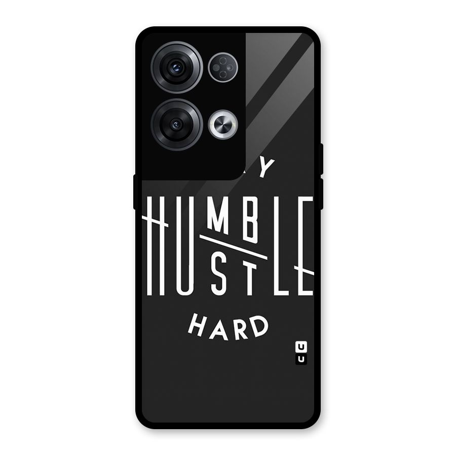Hustle Hard Glass Back Case for Oppo Reno8 Pro 5G