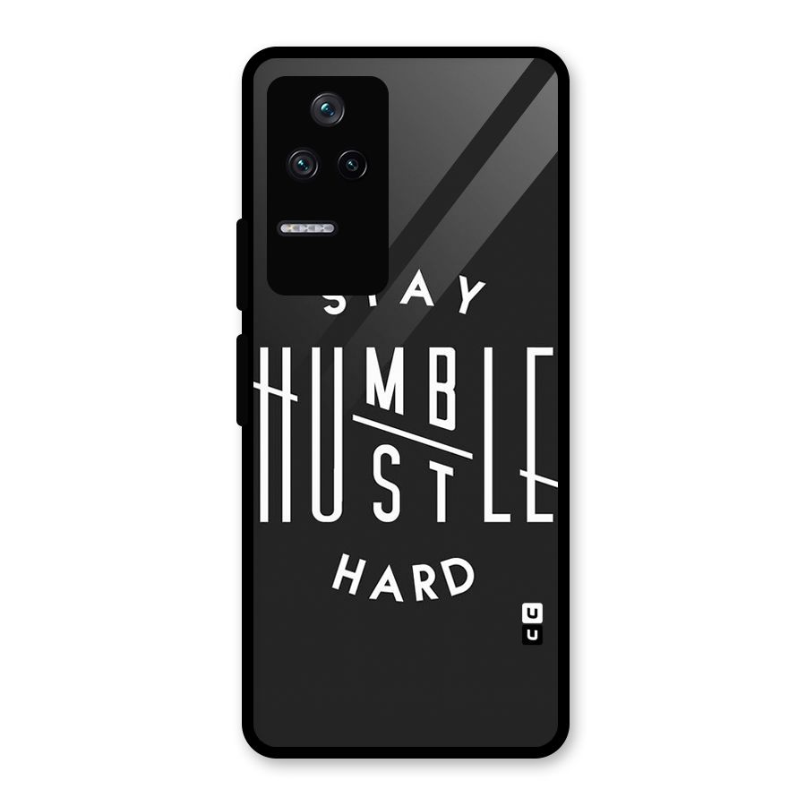 Hustle Hard Glass Back Case for Poco F4 5G