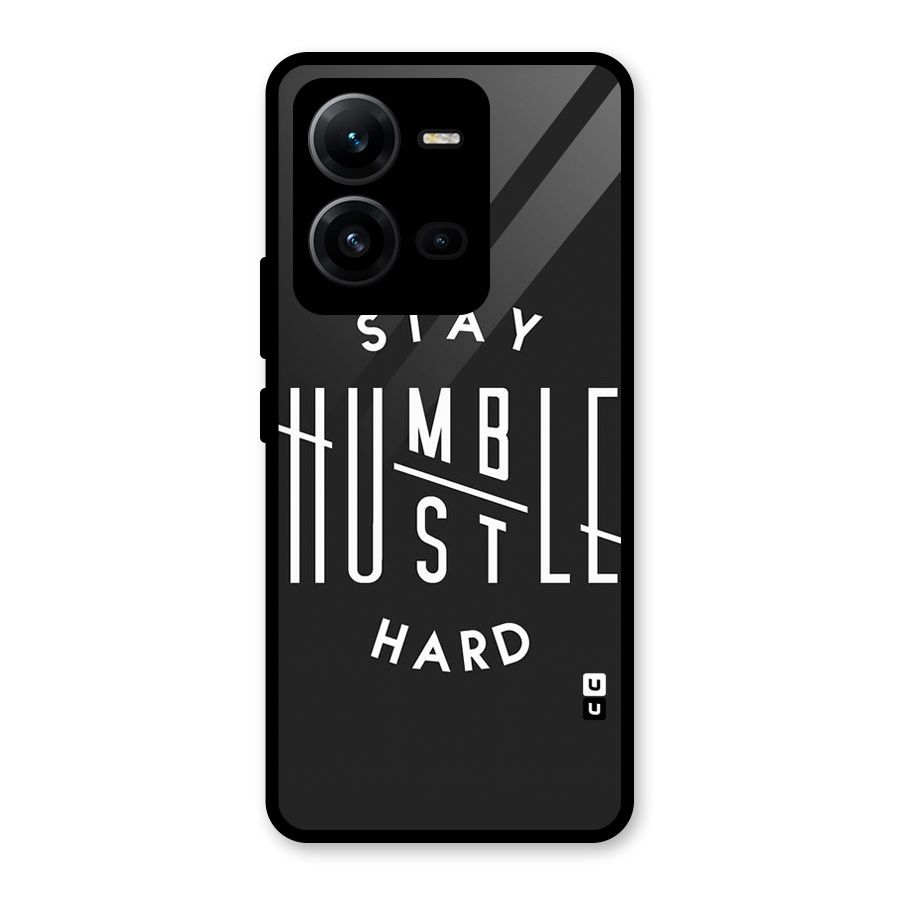Hustle Hard Glass Back Case for Vivo V25