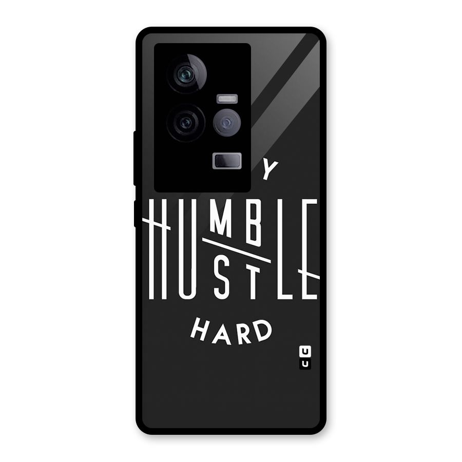 Hustle Hard Glass Back Case for Vivo iQOO 11 5G