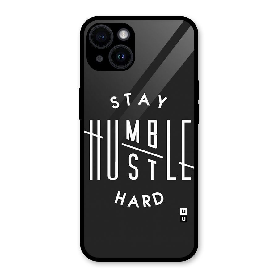 Hustle Hard Glass Back Case for iPhone 14