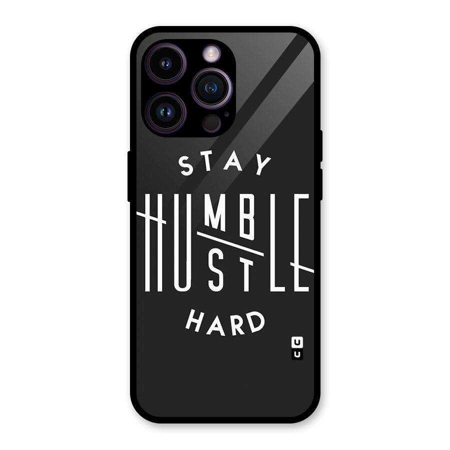 Hustle Hard Glass Back Case for iPhone 14 Pro Max