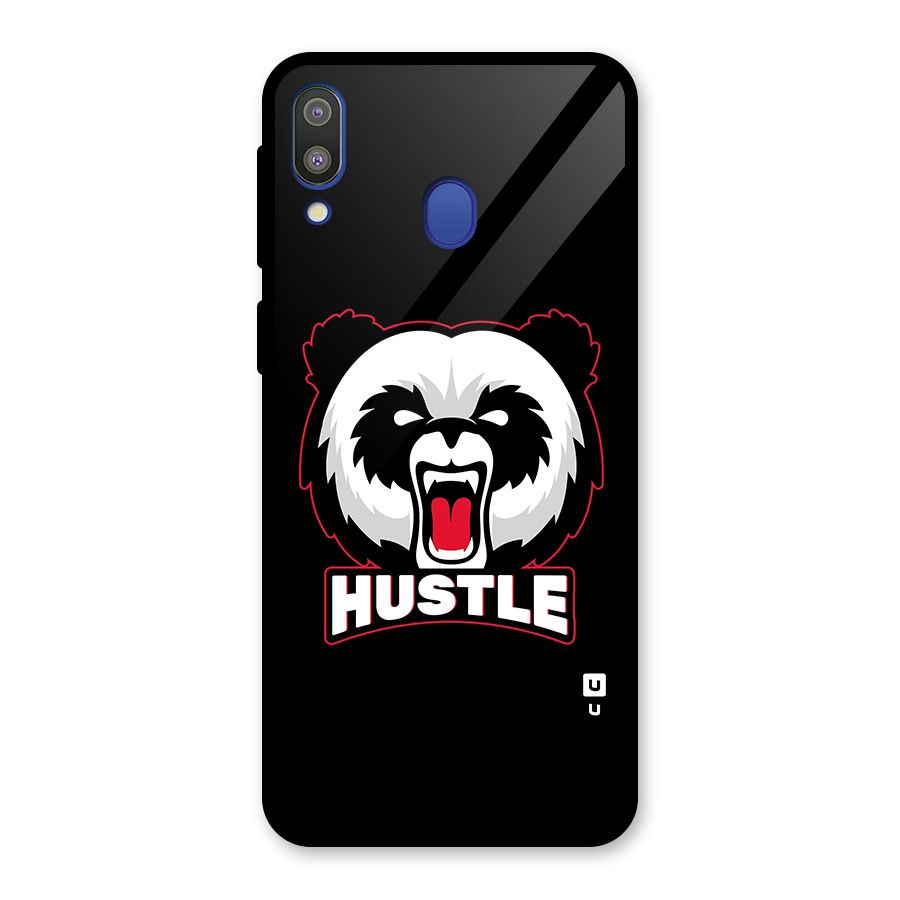 Hustle Panda Glass Back Case for Galaxy M20