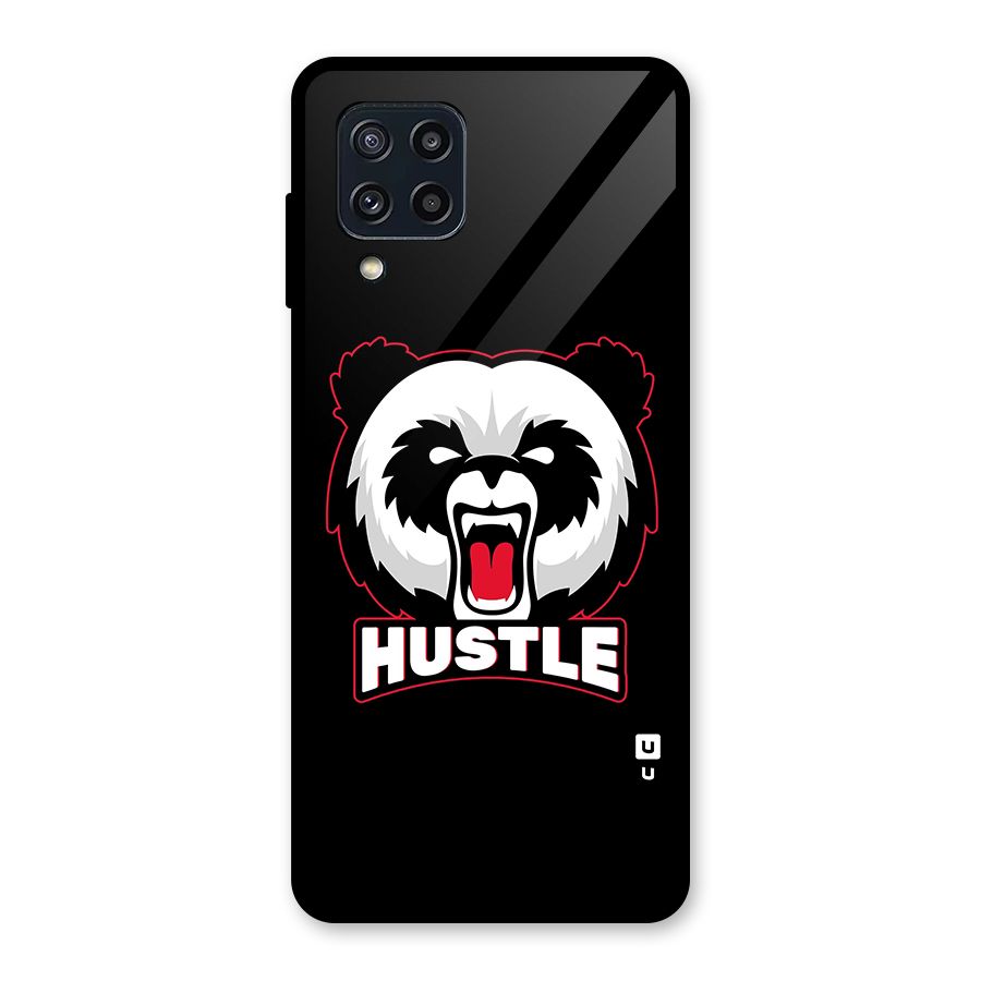 Hustle Panda Glass Back Case for Galaxy M32