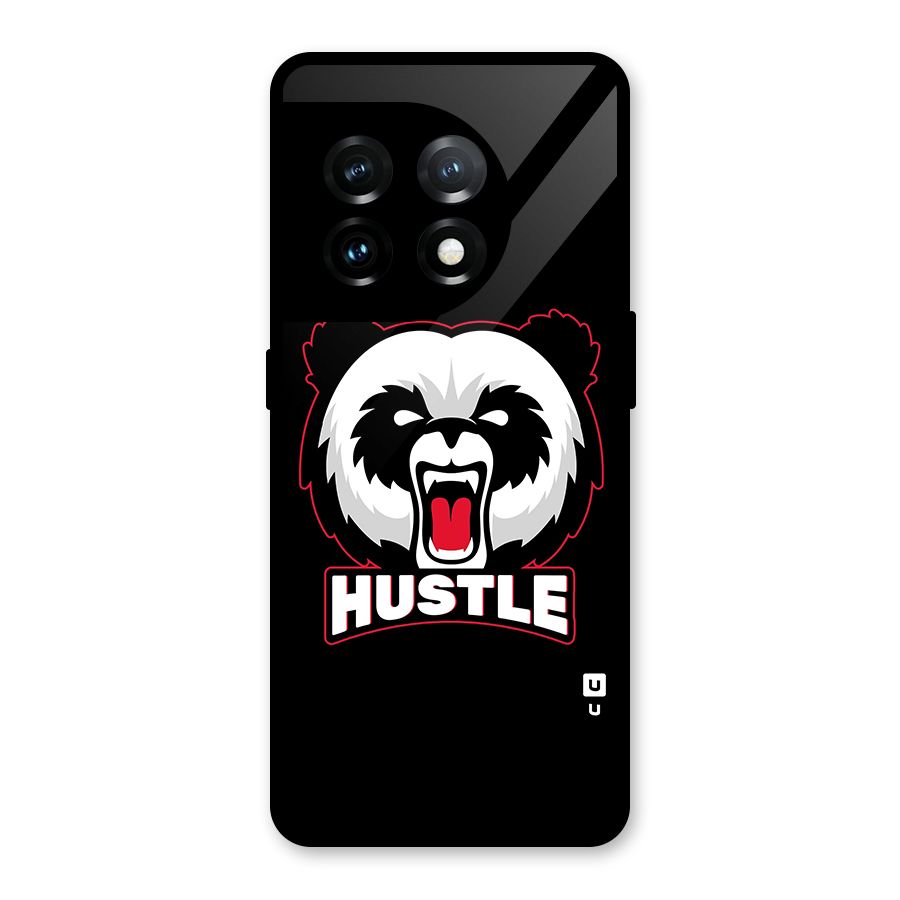 Hustle Panda Glass Back Case for OnePlus 11