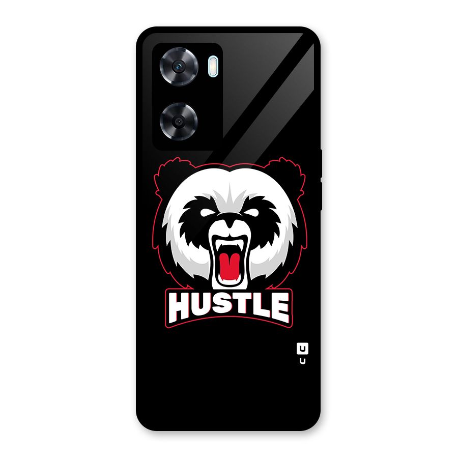 Hustle Panda Glass Back Case for Oppo A77