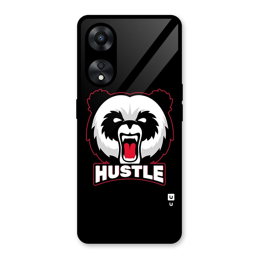 Hustle Panda Glass Back Case for Oppo A78