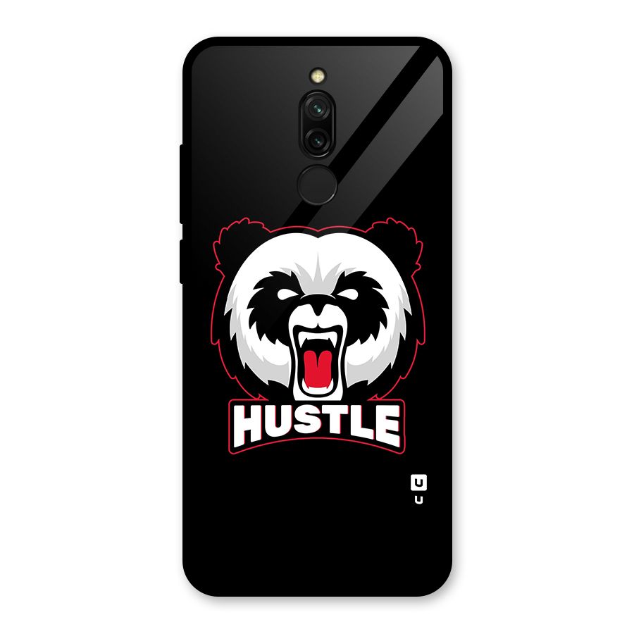 Hustle Panda Glass Back Case for Redmi 8