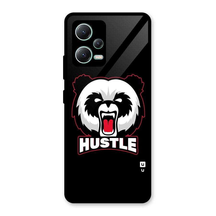 Hustle Panda Glass Back Case for Redmi Note 12 5G